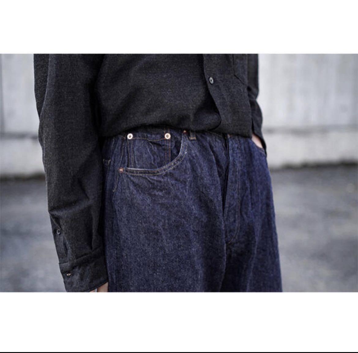 新品 COMOLI 21AW 5P DENIM INDIGO コモリ デニム サイズ3 インディゴ