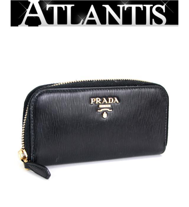 プラダ PRADA キーケース 6連 レザー ラウンドファスナー 鍵入れ