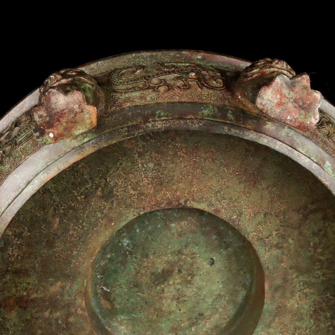 H298蔵出し・東漢時代 青銅器 青銅地動儀 地震針 古賞物 古擺件 古置物