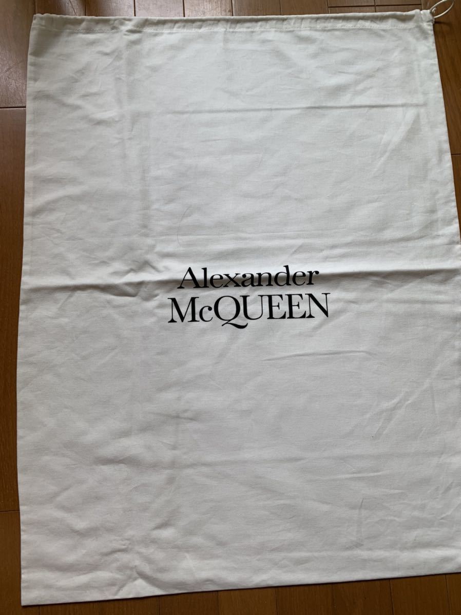正規 ALEXANDER McQUEEN アレキサンダーマックイーン 付属品 バッグ保存袋 白 サイズ 縦 78cm 横 60cm_画像1
