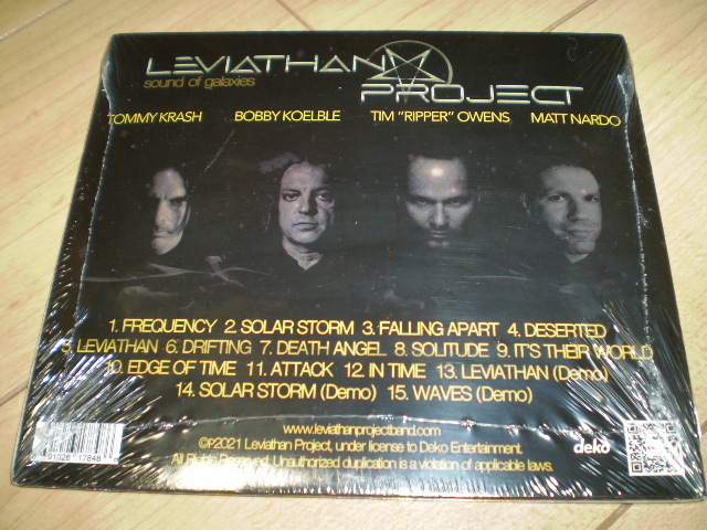 ○新品！Leviathan Project / Sound Of Galaxies*ヘヴィメタル正統派メタルHeavy Metal_画像2