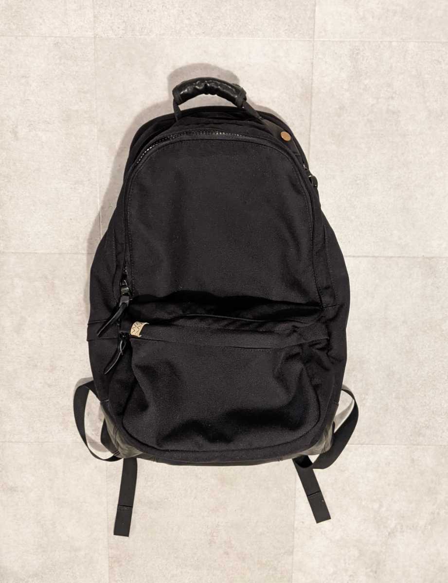 Visvim 22L backpack 21ssモデル 中古 ホースレザー ブラック 直営店