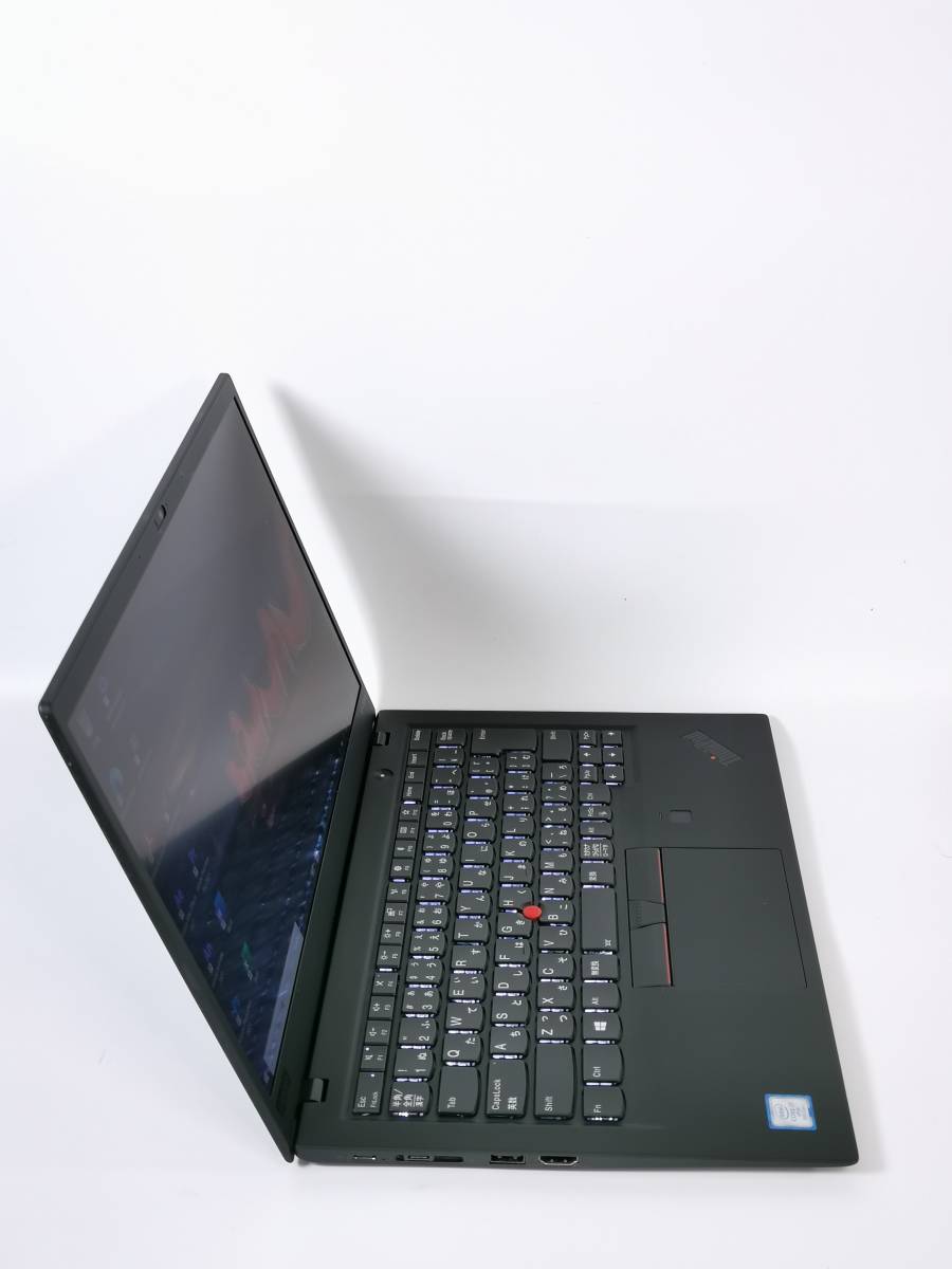  ThinkPad X1 Carbon / Lenovo / LTE 指紋認証 14.0型 タッチパネル / Core i7 8650U / 16GB / 512GB (NVMe) /バックライトKB / Office2021_画像5