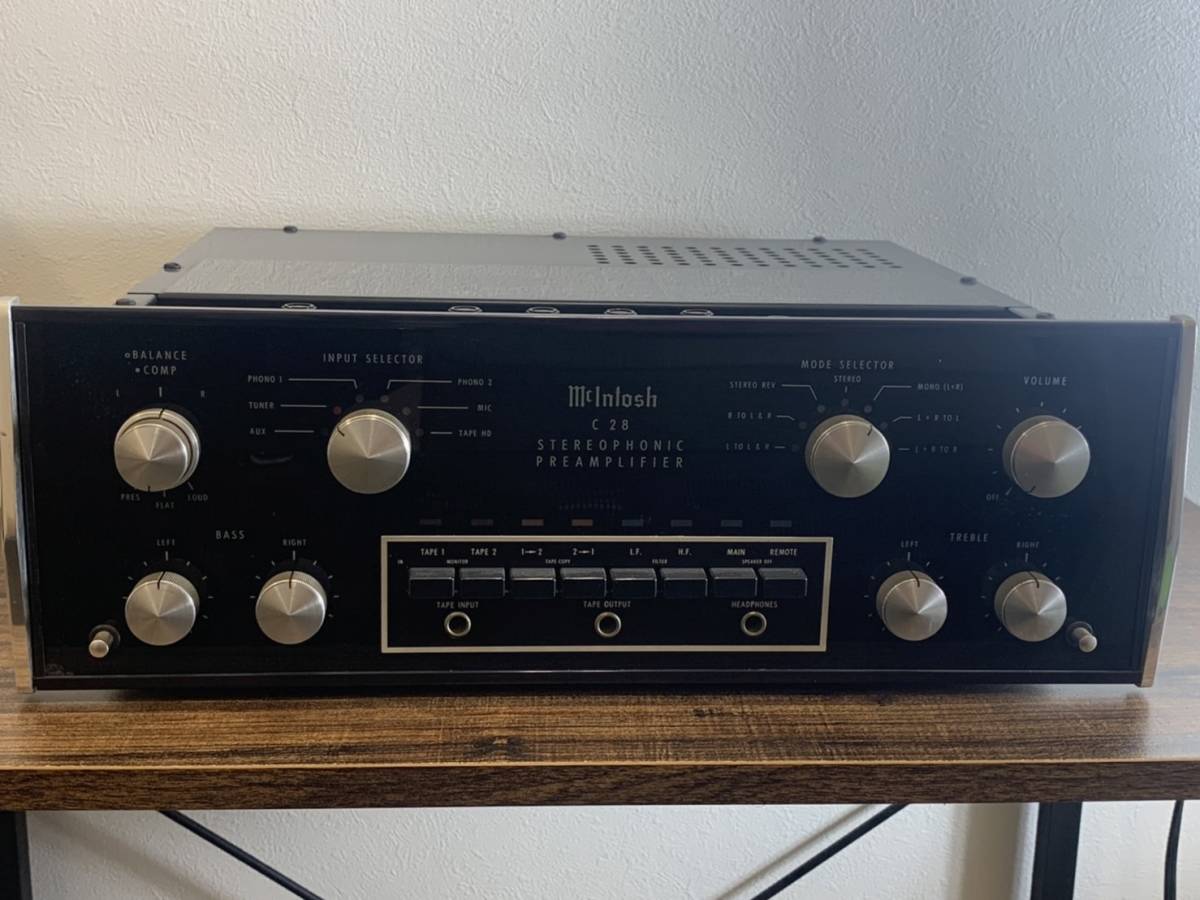 THE MCINTOSH C28 通電のみ確認 | www.tspea.org