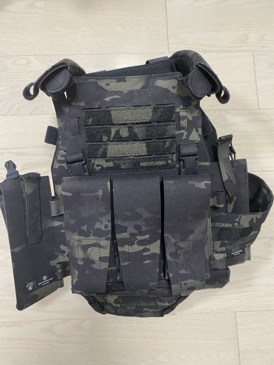 volk tactical gear VPC プレートキャリア マルチカムブラック_画像1