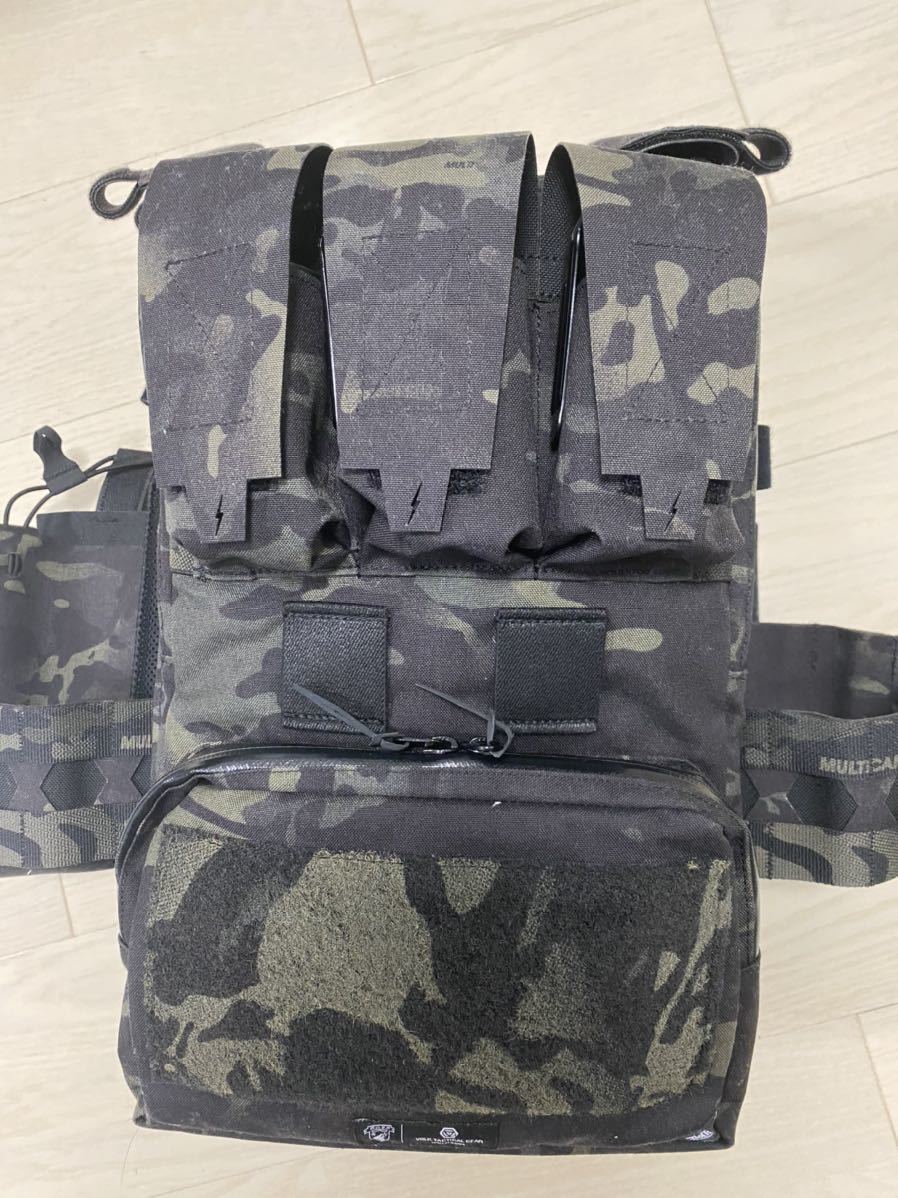 volk tactical gear VPC プレートキャリア マルチカムブラック_画像2