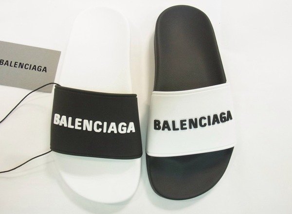 送料無料 非冷凍品同梱不可 BALENCIAGA バレンシアガ スライドサンダル