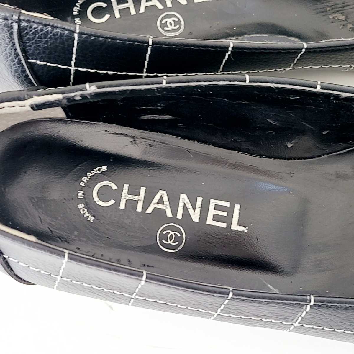 CHANEL シャネル ココマーク ブラック ヒールパンプス シューズ 高級