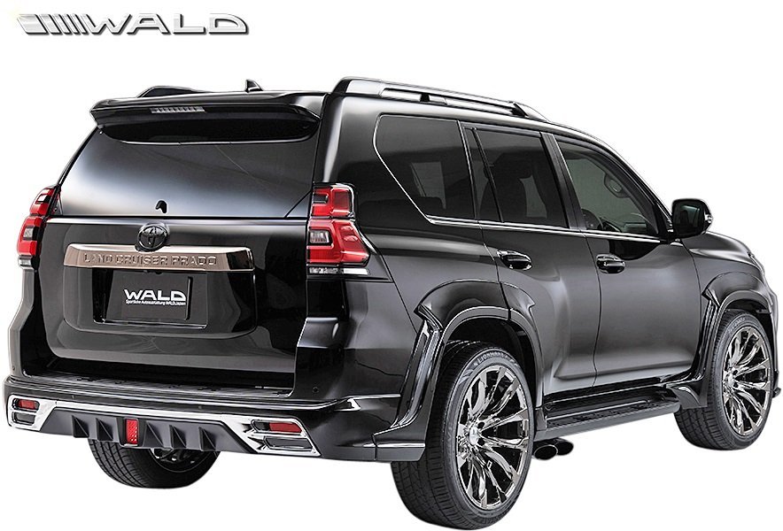 【M's】TOYOTA 後期 150 ランドクルーザープラド GDJ15#W TRJ150W (H29.9-) WALD BLACK BISON リヤスカート ／／ ヴァルド エアロ パーツ _画像4