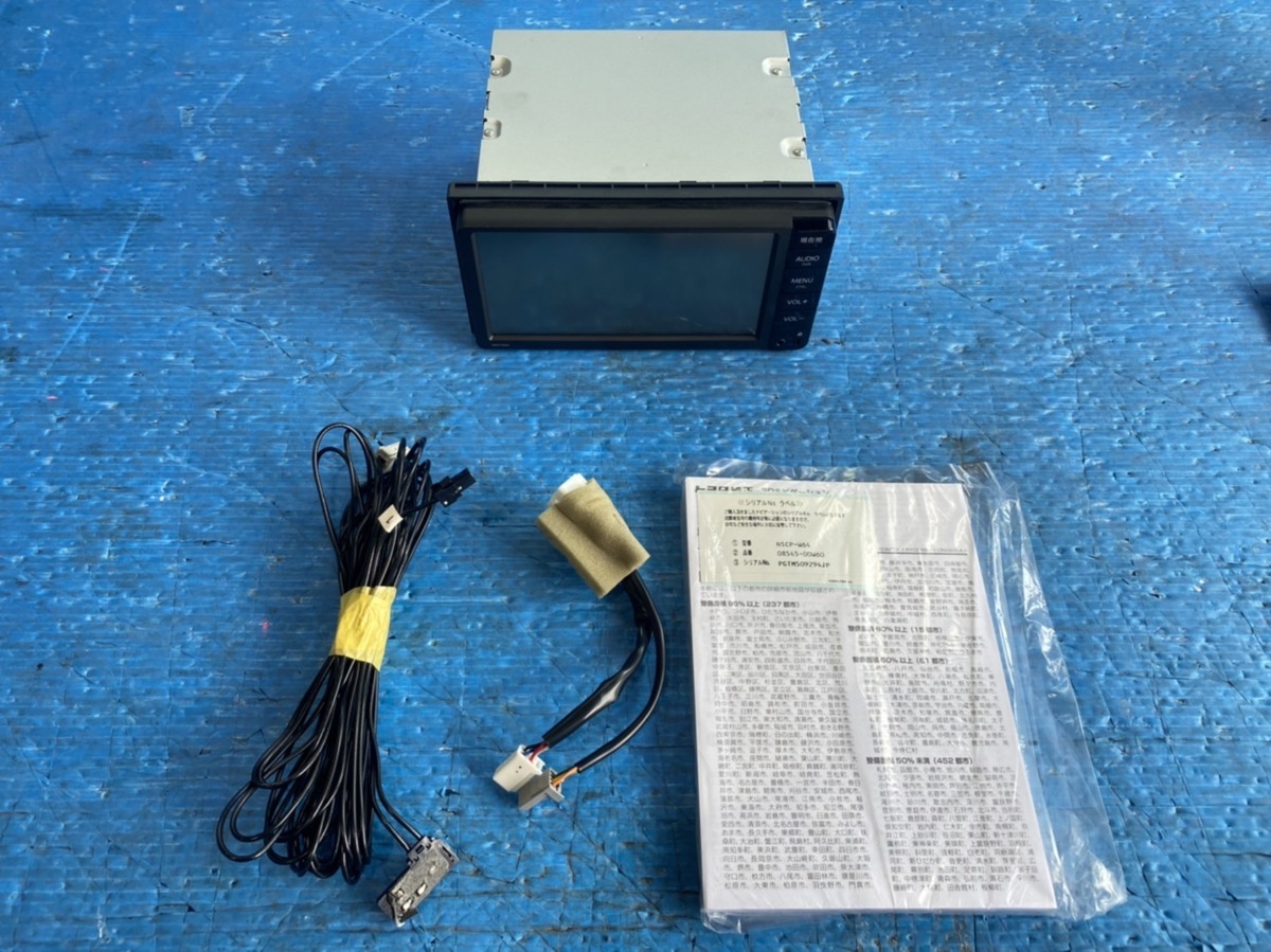 トヨタ 純正ナビ NSCP-W64 08545-00W61 AM/FM DISC TV ワンセグ ...