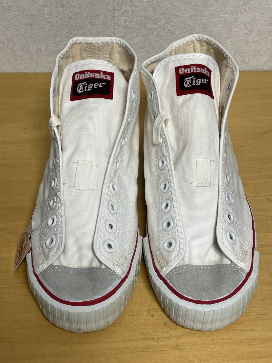 3 未使用品 60s 70s Onitsuka Tiger オニツカタイガー バスケットボール シューズ バスケットE キャンバス スニーカー 26.5cm デッド_画像4