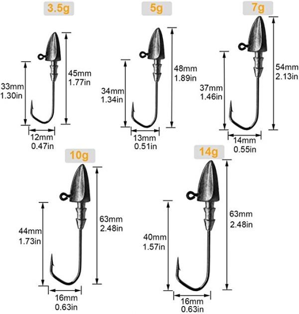 [ new goods * free shipping ] jig-head 10g 10 pcs set diamond head :wa-m lure wa India bus fishing offset hook VJ16