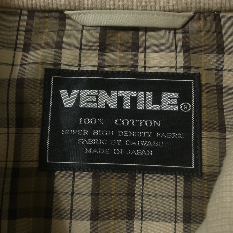 ダイワボウ VENTILE ベンタイル スイングトップ LL / ハリントンジャケット 日本製 当時物 ビンテージ_画像5