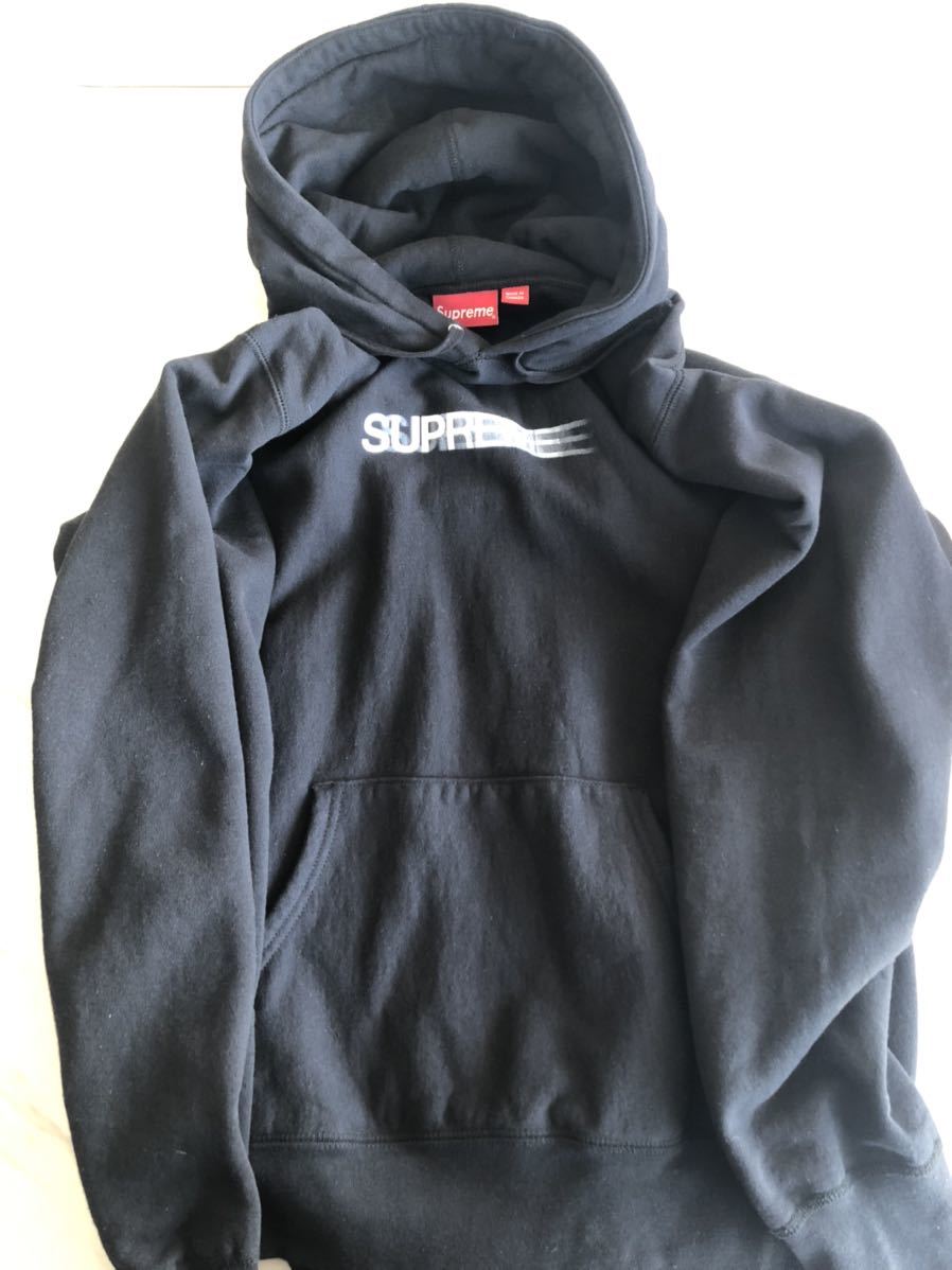 Supreme Motion Logo Hooded Sweatshirt Black シュプリーム