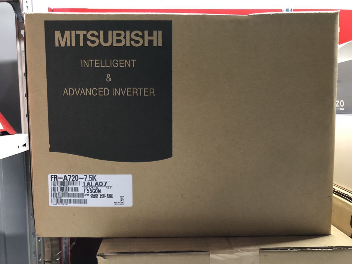 ☆三菱 MITSUBISHI インバーター FR-A720-7.5K 新品未使用 未開封 国内