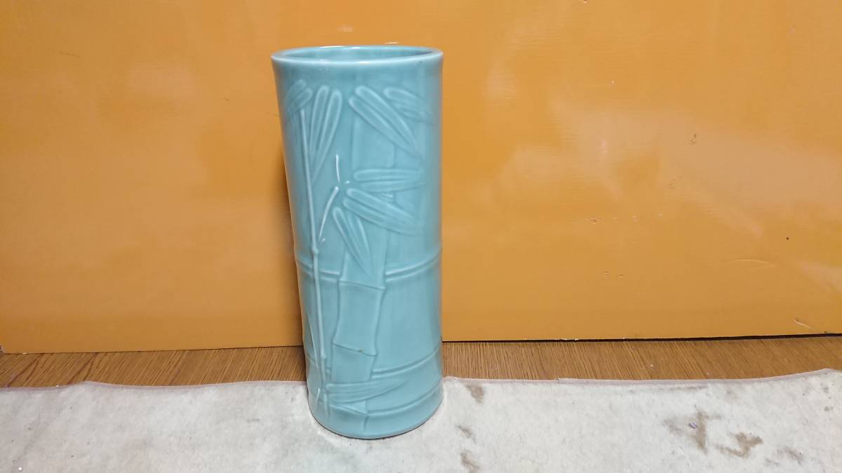 [ отличный ] селадон цвет керамика бамбук type бамбук узор большой ваза ваза для цветов 