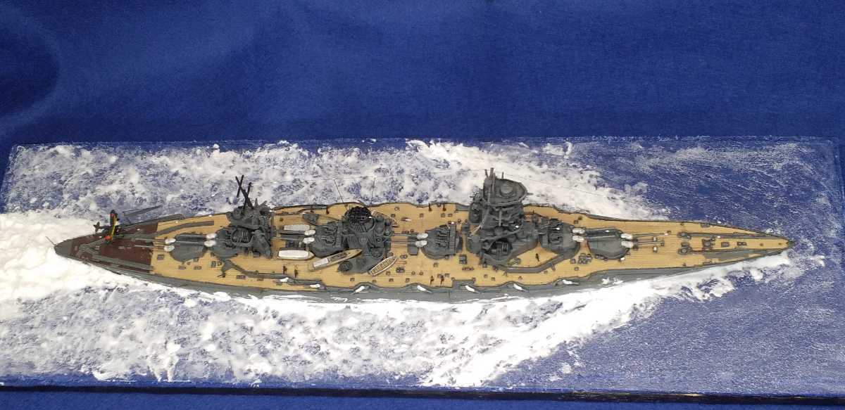 日本海軍 戦艦 山城(やましろ・YAMASHIRO)1/700 組立完成品 オンライン正規店 【プラモデル完成品】旧日本海軍・戦艦「山城」 模型/プラモデル