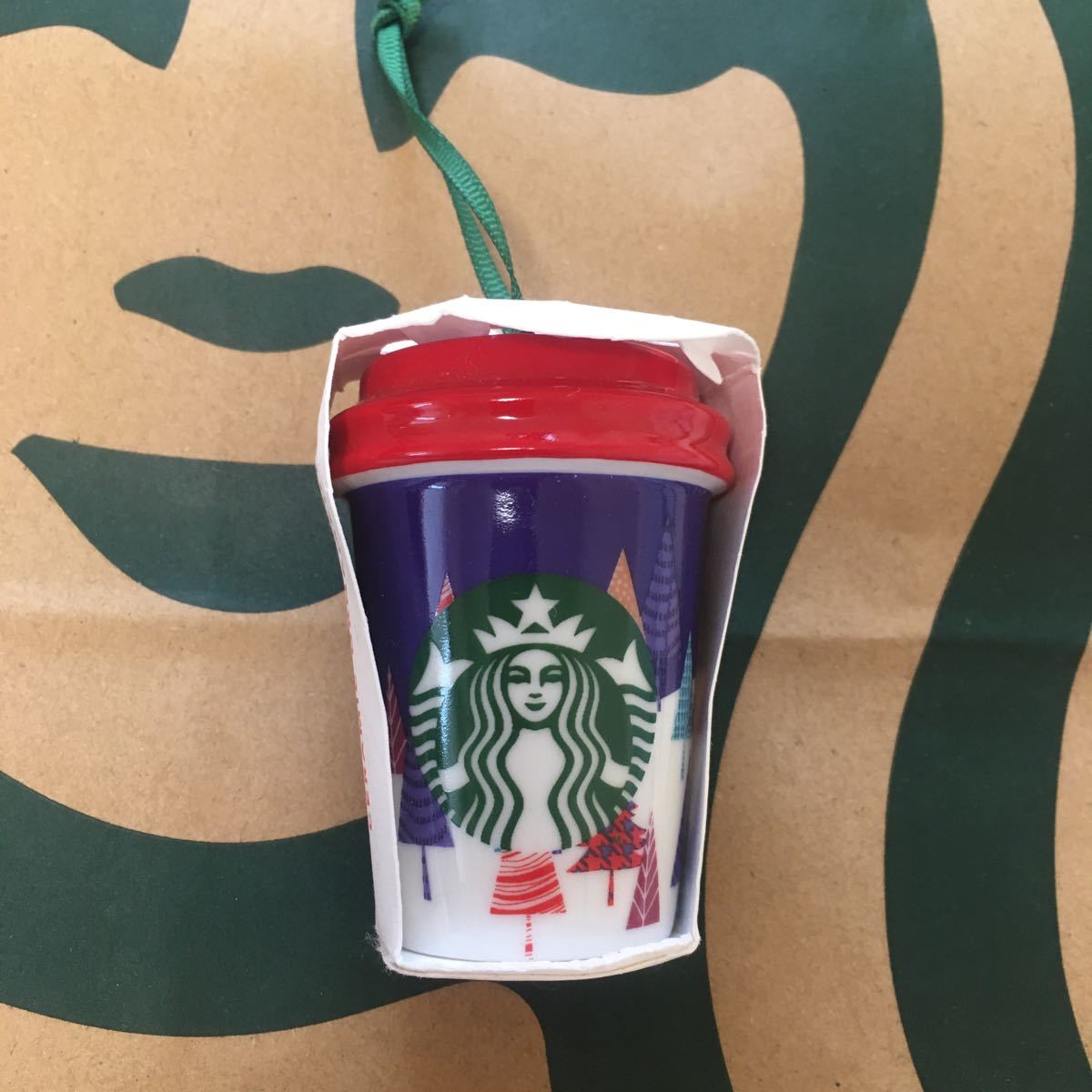 スターバックス オーナメント スタバ クリスマスオーナメント STARBUCKS タンブラー型　新品