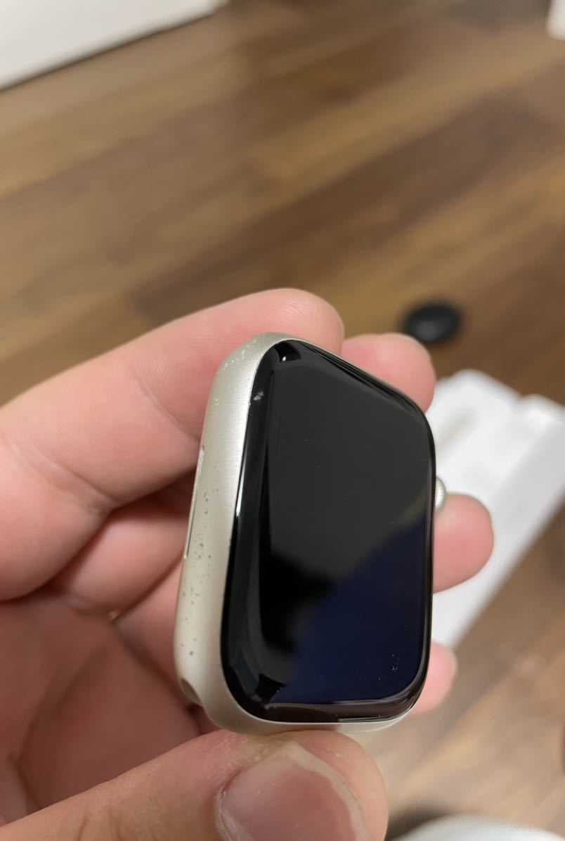 90%OFF!】 Apple Watch 7 45m GPS アルミニウム ケース 充電器 セット