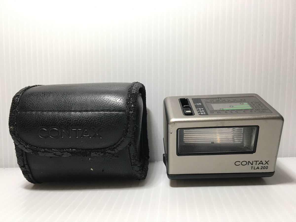 CONTAX コンタックス TLA200 外付けフラッシュ ストロボ 動作未確認