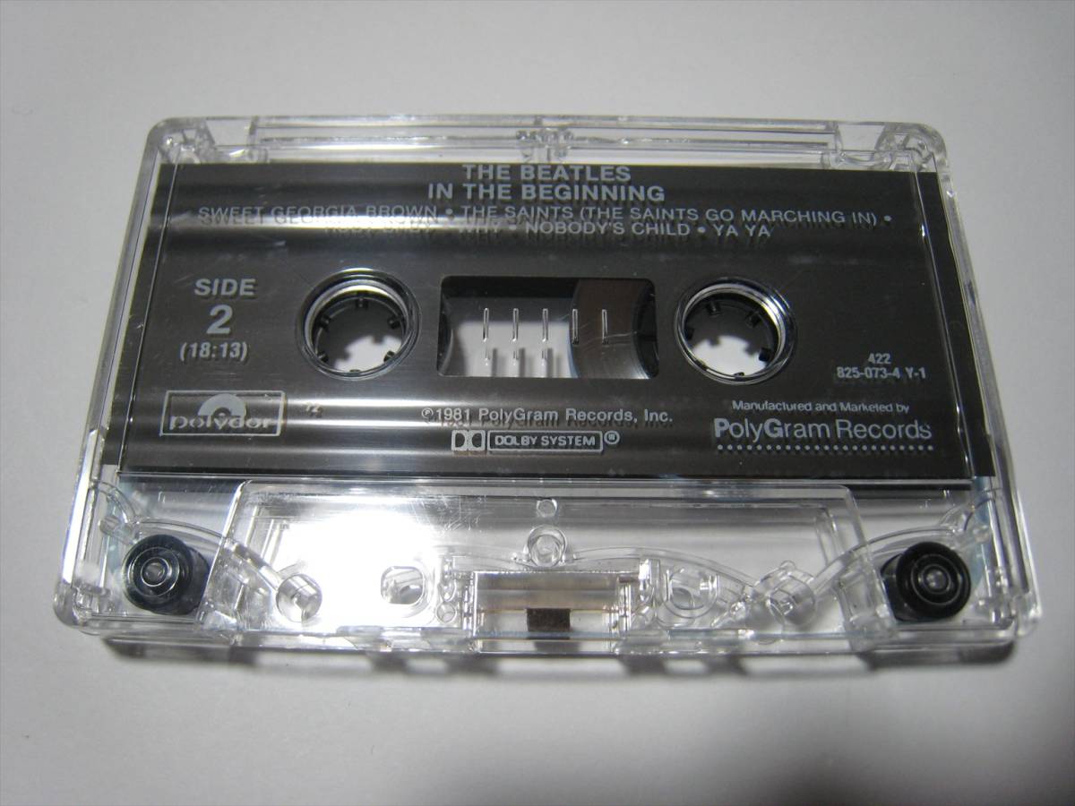【カセットテープ】 THE BEATLES / IN THE BEGINNING US版 TONY SHERIDAN ビートルズ 1961_画像7