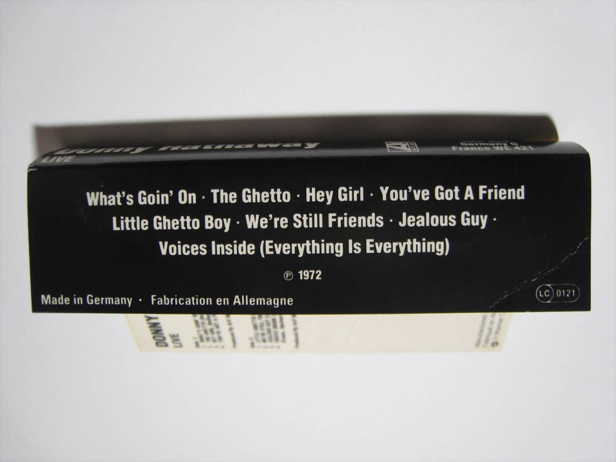 [ cassette tape ] DONNY HATHAWAY / LIVE Germany version mites -* is sa way live 