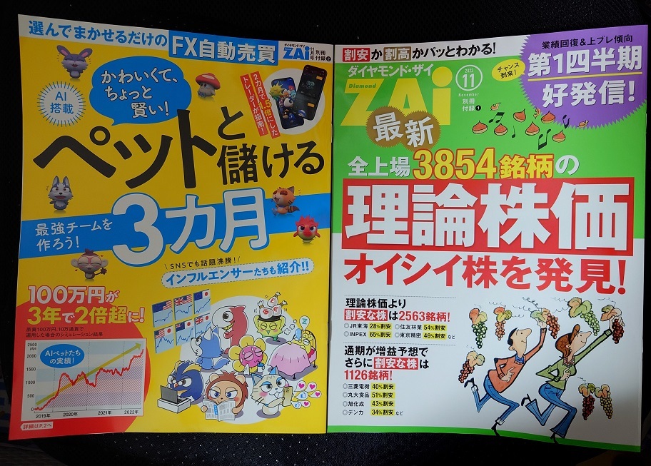 爆売りセール開催中ダイヤモンドザイ 2022年11月号 別冊付録 ニュース