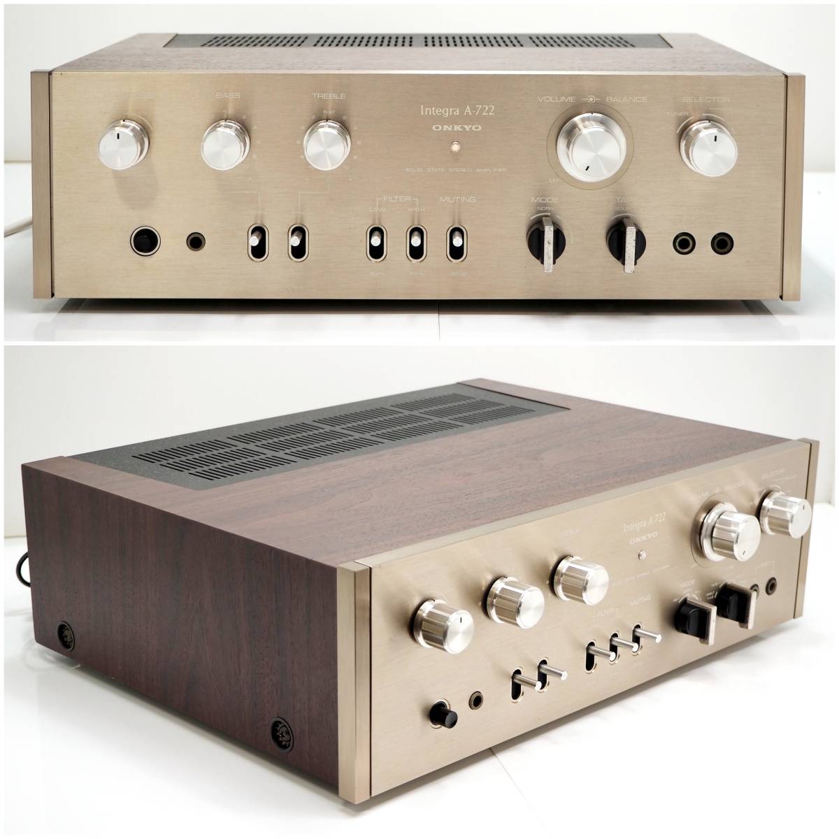 ☆ 【整備・レストア済、準美品】 ONKYO Integra A-722 ☆ 【整備・レストア済、準美品】 ONKYO Integra A-722
