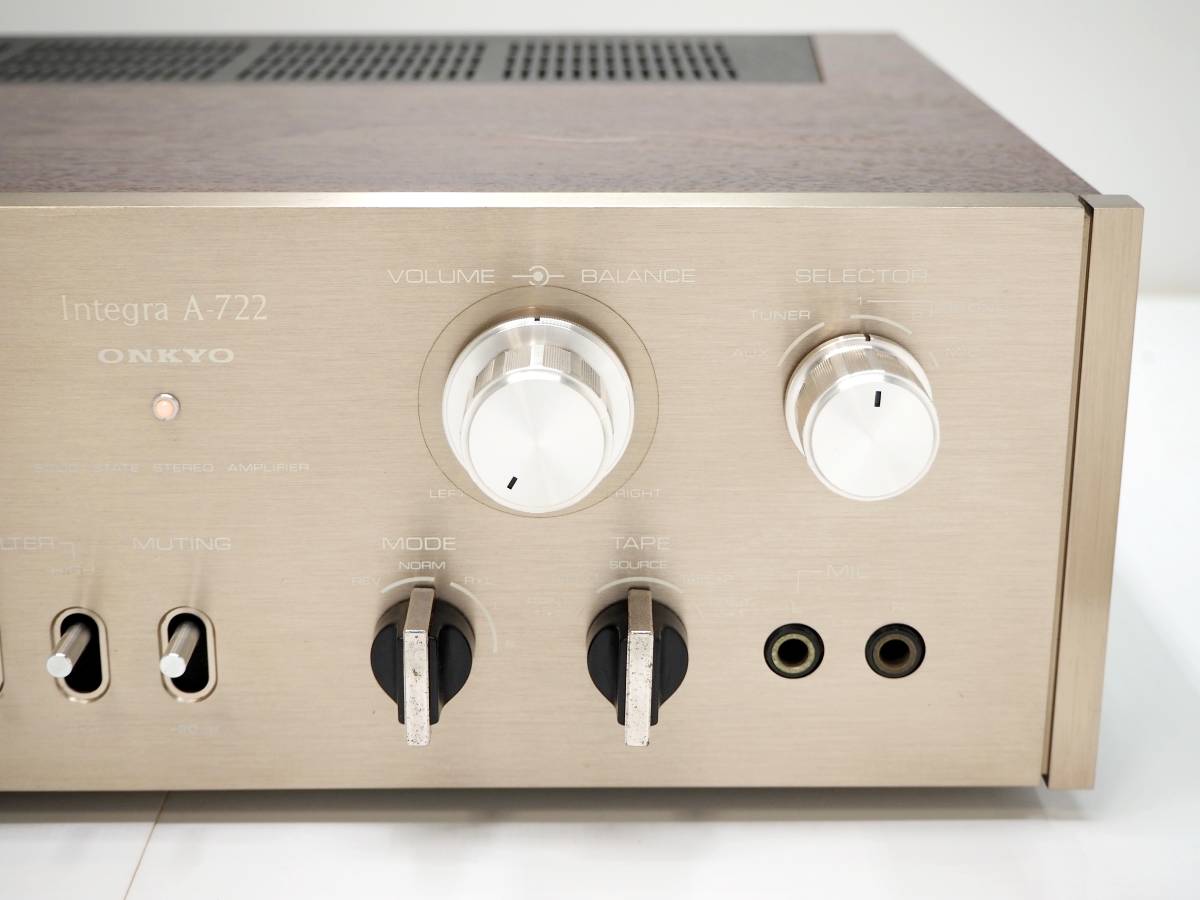 ☆ 【整備・レストア済、準美品】 ONKYO Integra A-722 ☆ 【整備・レストア済、準美品】 ONKYO Integra A-722