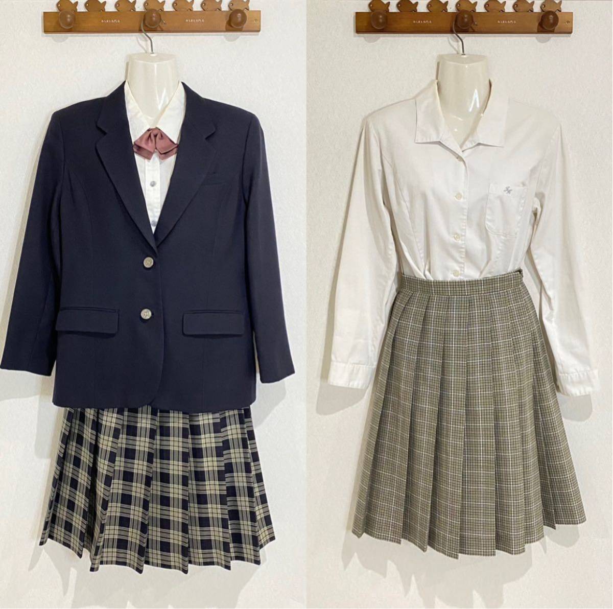 仁愛女子高校■制服■学生服■チェック柄■コスプレ衣装_画像1