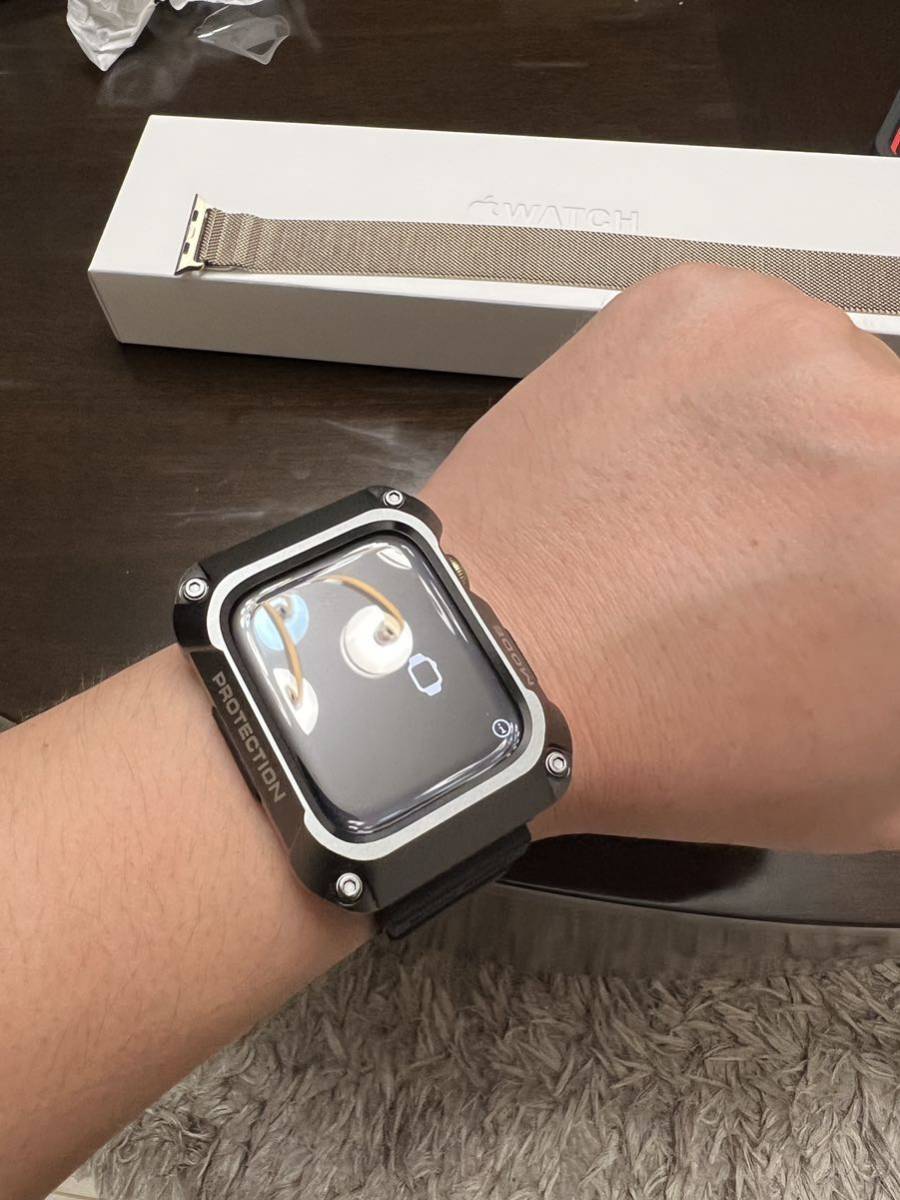 美品『Apple Watch Series 7 GPS＋Cellularモデル 45mm ゴールド