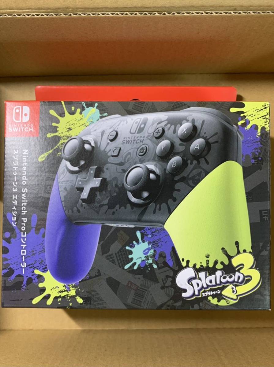 1円 即発 Nintendo Switch Pro コントローラー スプラトゥーン3 1円 即発 Nintendo Switch Pro コントローラー スプラトゥーン3