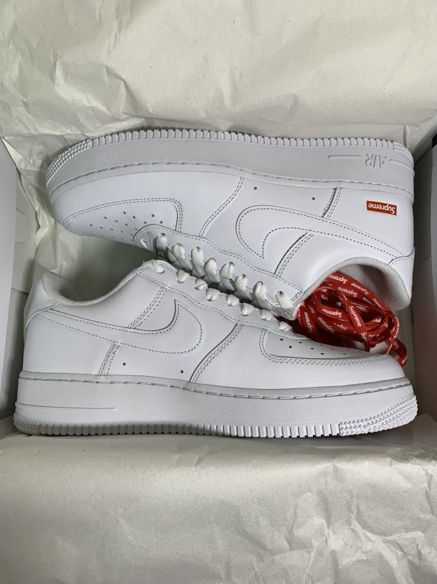 27cm 新品 Supreme Nike Air Force 1 Low White エアフォース ホワイト