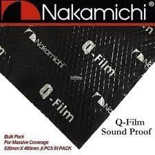 ■USA Audio■ナカミチ Nakamichi NZ-0118 Q-Film (旧NZ-0117) Qフィルムエースの制振マット(制振材)820x460mm 6枚入り●税込_画像2