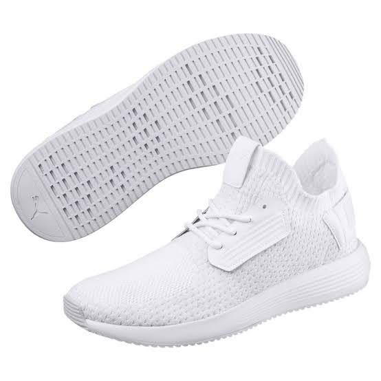 PUMA Sports Uprise Knit Sneaker プーマ スニーカー 白 ホワイト 36772602 サイズ28cm_画像1