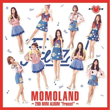 ◆Momoland 2nd Mini Album 『Freeze!』 全員直筆サイン非売CD◆韓国_画像1