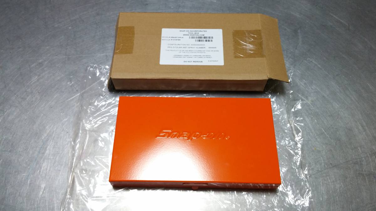 限定カラー希少スナップオンSNAPONオレンジ工具箱レア新品KRA 207ボックス未使用ツール保管品ケース_オレンジになります。