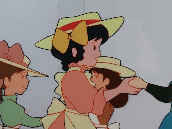 B　赤毛のアン　セル画　12話「アン告白する」アン　ダイアナ　ピクニック　張り付きなし　日本アニメーション_画像10
