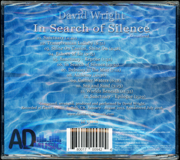 [CD/New Age/Downtempo]David Wright - In Search Of Silence Remastered < новый товар нераспечатанный товар > [ прослушивание ]