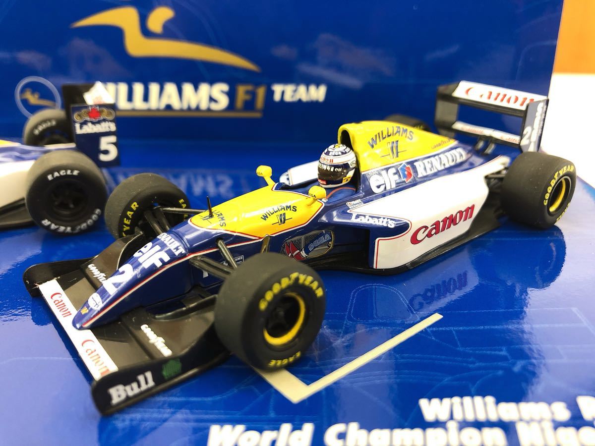 【限定】 ミニチャンプス ウィリアムズ 1/43 F1 FW14B FW15C