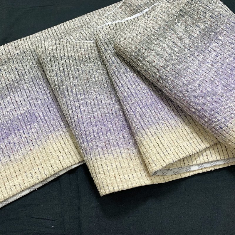 209my29k◇逸品!みなみ修郎 大島紬締機絣帯 全通袋帯 みなみ紬◇未使用品-
