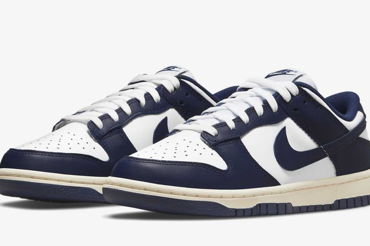 新品★NIKEアプリ限定品★29cm★WMNS DUNK LOW Vintage Navy★ナイキ ダンク ヴィンテージネイビー