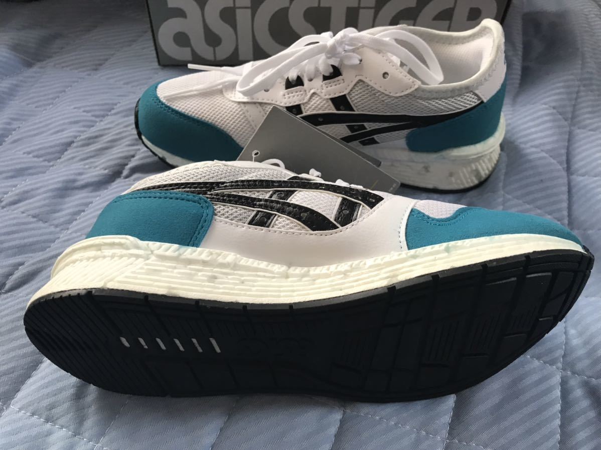 送料無料 新品 未使用 ASICS アシックス HYPERGEL-LYTE 1191A017.101 シューズ 23.0cm メンズ パフォーマンスカジュアル WHITE/TEAL BLUE_画像2