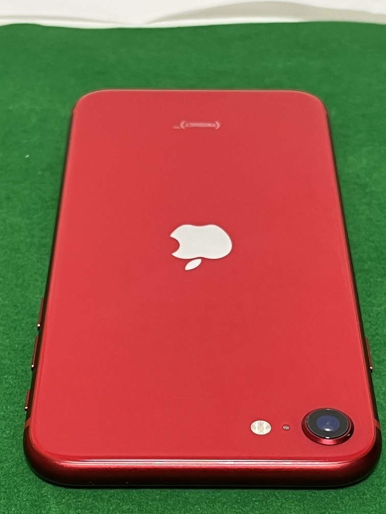 極 Apple iPhone SE 第2世代 128GB PRODUCT RED SIMフリーモデル 箱