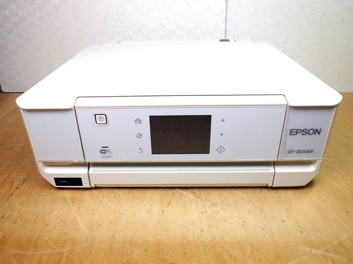 ☆即決! EPSON エプソン インクジェット複合機 EP-805AW 通電ok 廃 ...