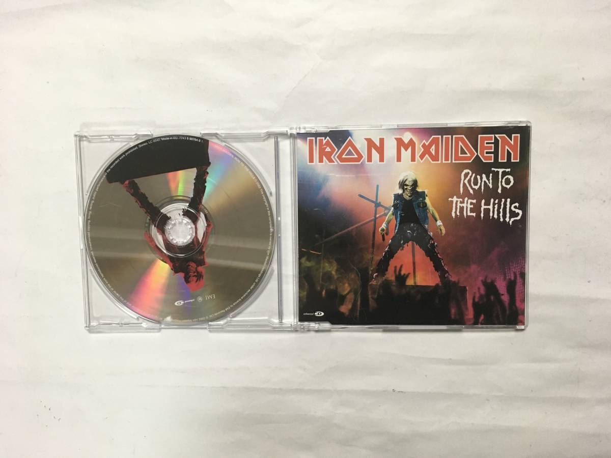 IRON MAIDEN RUN TO THE HILLS UK EU盤　4曲入り　エンハンスドCD