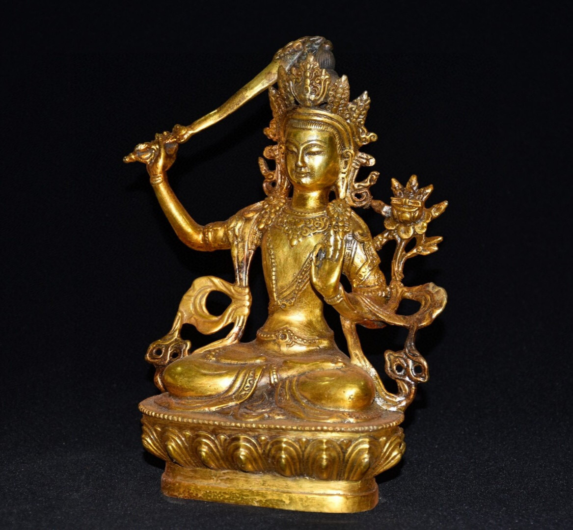 適切な価格-•• 仏教美術 古銅造 鍍金チベット仏 - lab.comfamiliar.com