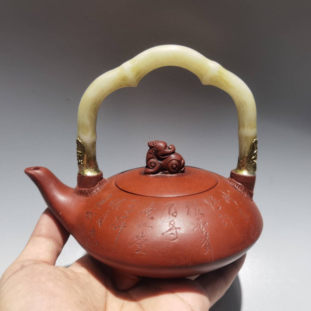 中国古美術品 康熙辛卯年製 急須 紫砂茶器 限定価格セール! おもちゃ