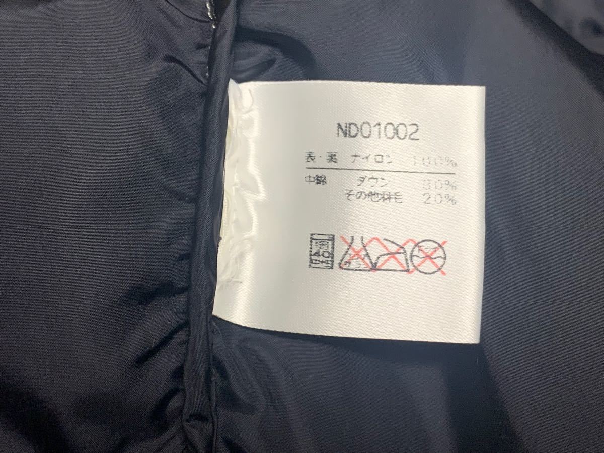 激レア THE NORTH FACE センターロゴ ヌプシ ベスト グレー XL ノースフェイス ダウン 700フィル 90s