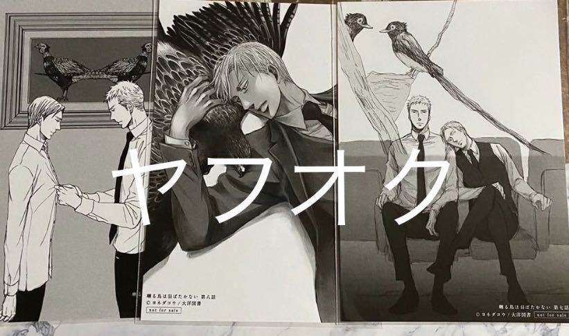 囀る鳥は羽ばたかない 非売品 イラストカード ヨネダコウ BL 抽プレ品